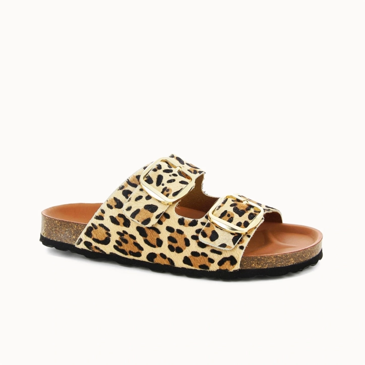 PANTOLETTE EBONY Leopard