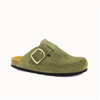 Damen-Clog NELA – Leder | Soir & Matin